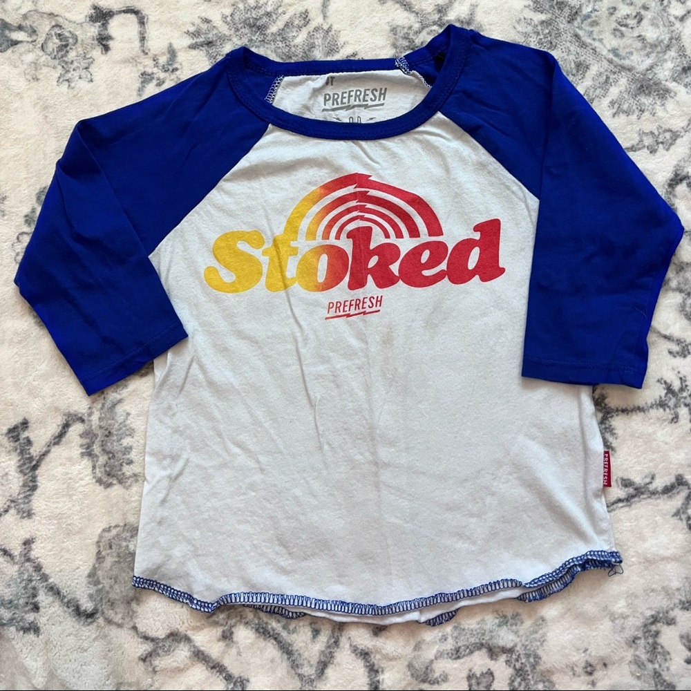 Prefresh Raglan 3/4 sleeve tee (4t)